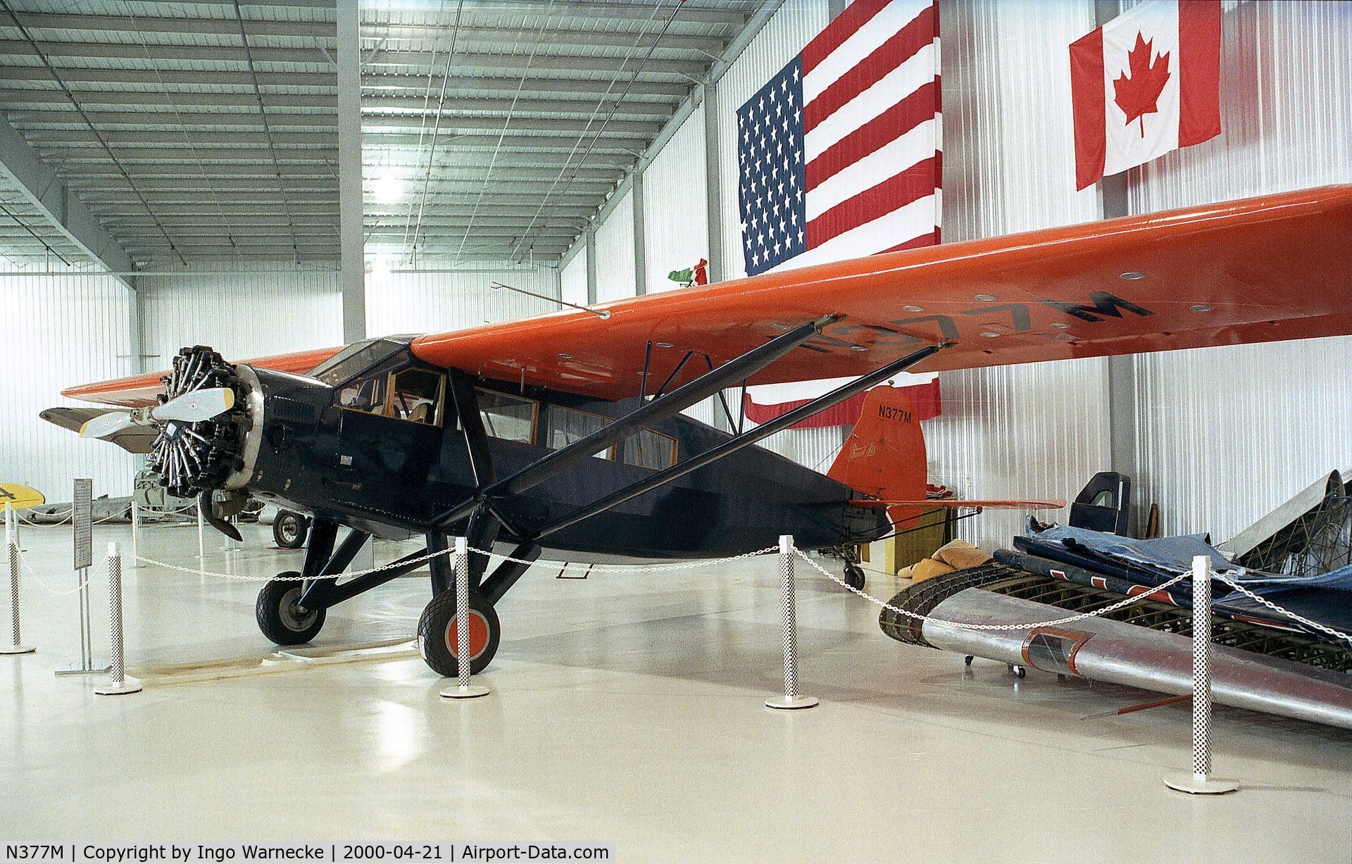 N377M, 1929 Curtiss-Wright Travel Air A-6000-A C/N A6A-2003, Curtiss-Wright Travel Air A-6000-A at the Golden Wings Flying Museum, Blaine MN