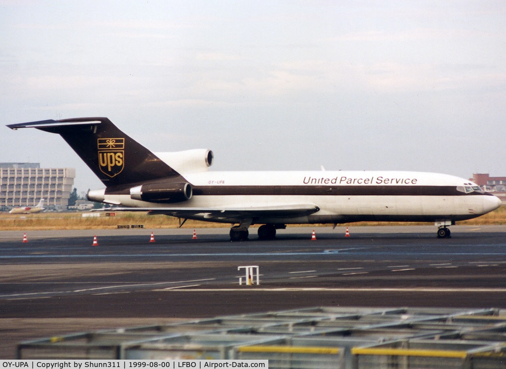 OY-UPA, 1967 Boeing 727-31C C/N 19233, Parked at the Cargo area...