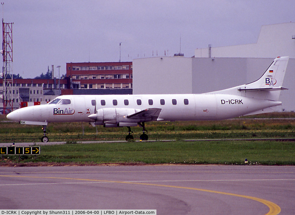 D-ICRK, 1980 Swearingen SA-226TC Metro II C/N TC-333, Taxiing to th General Aviation area...