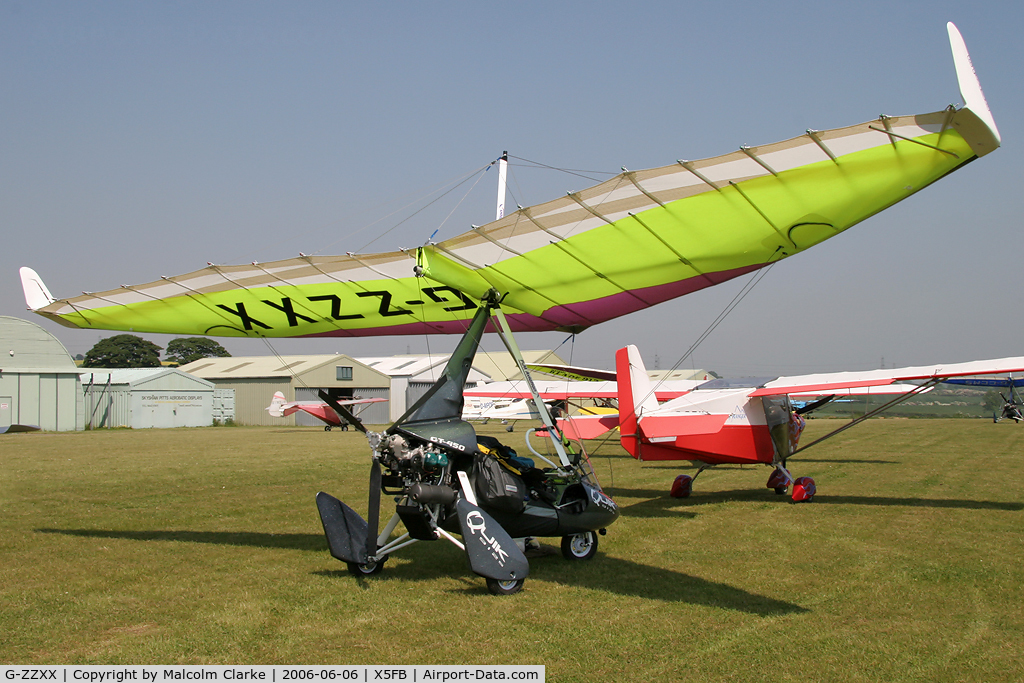 G-ZZXX, 2006 P&M Aviation Quik GT450 C/N 8177, P & M Aviation Quik GT450 at Fishburn Airfield in 2006.
