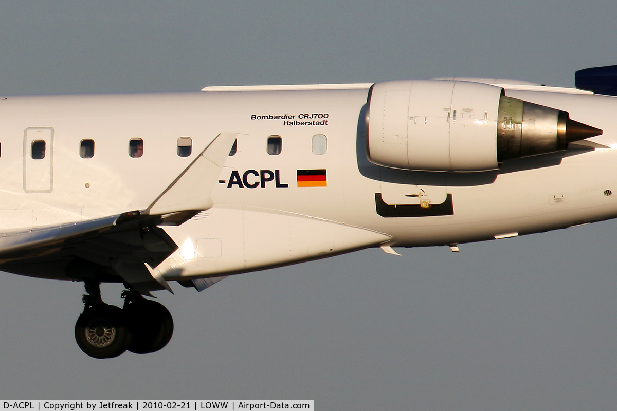 D-ACPL, 2002 Canadair CRJ-701ER (CL-600-2C10) Regional Jet C/N 10076, Lufthansa Regional Canadair RJ700, c/n: 10076