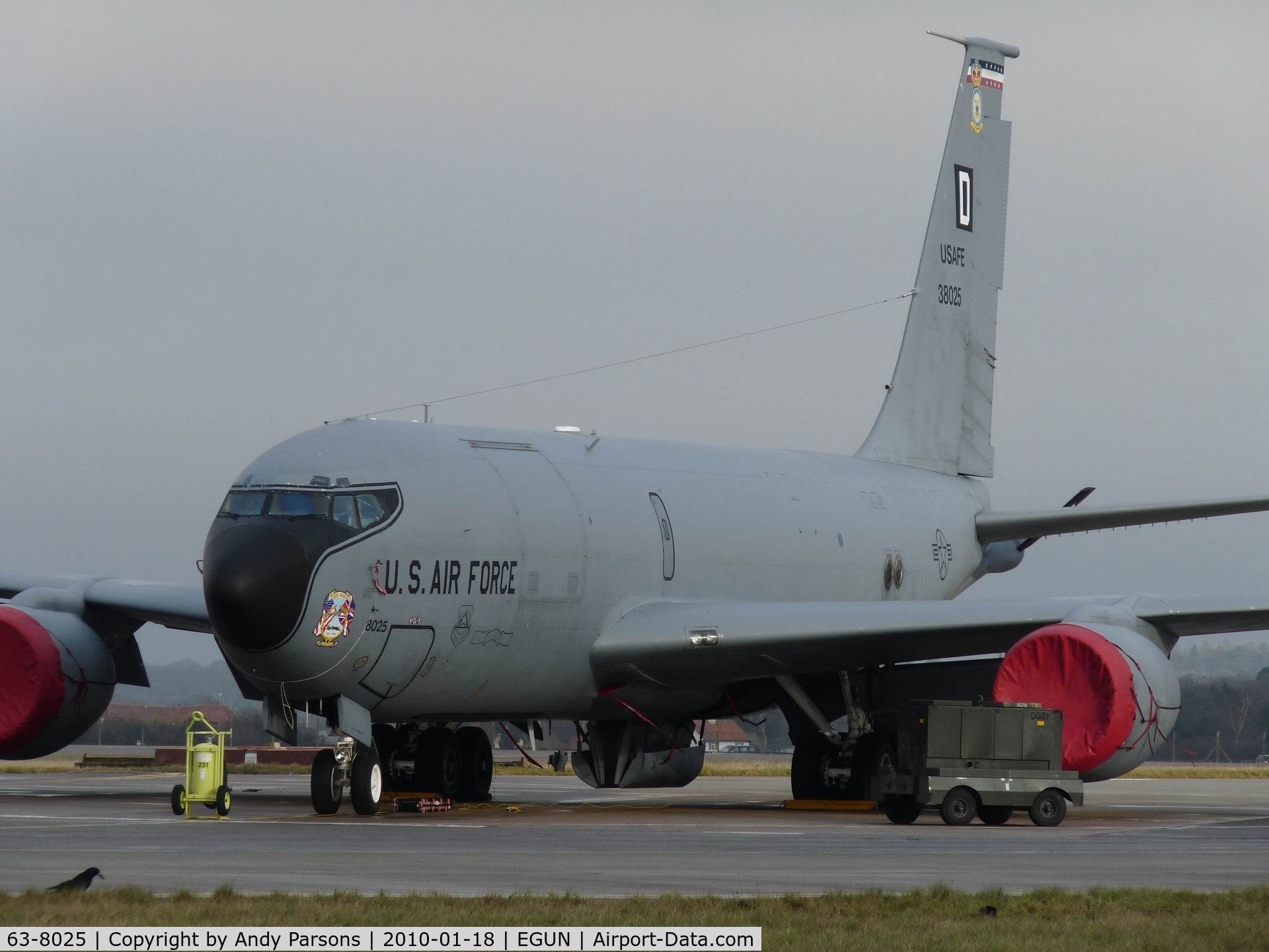 63-8025, 1963 Boeing KC-135R Stratotanker C/N 18642, One of 100arw currently based tankers