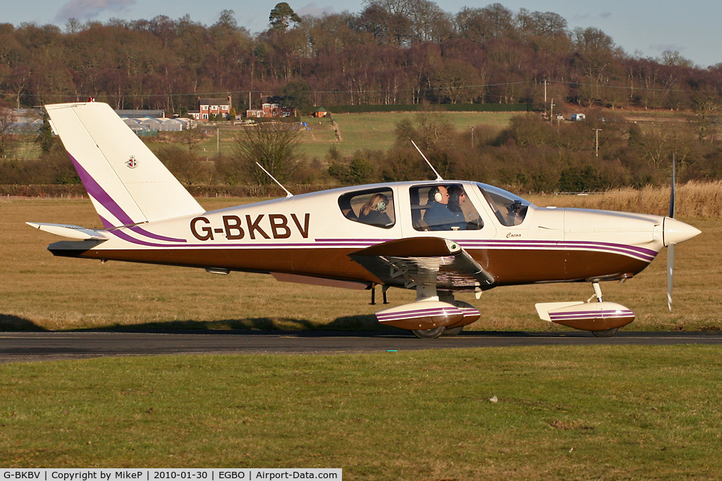 G-BKBV, 1982 Socata TB-10 Tobago C/N 288, Heading to the 34 hold prior to departure.