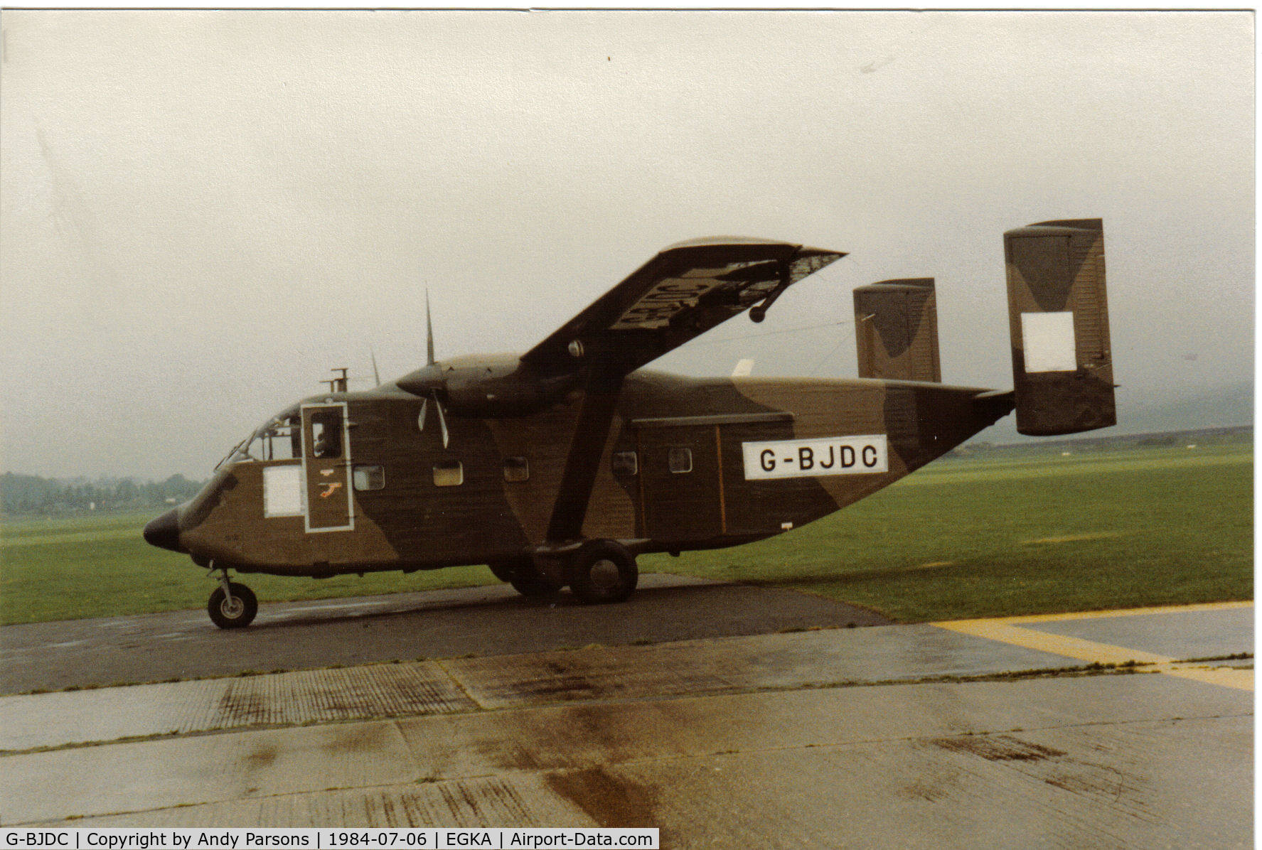 G-BJDC, 1982 Short SC-7 Skyvan 3-100 C/N SH.1978, On delivery to the Royal Nepal Air Force
