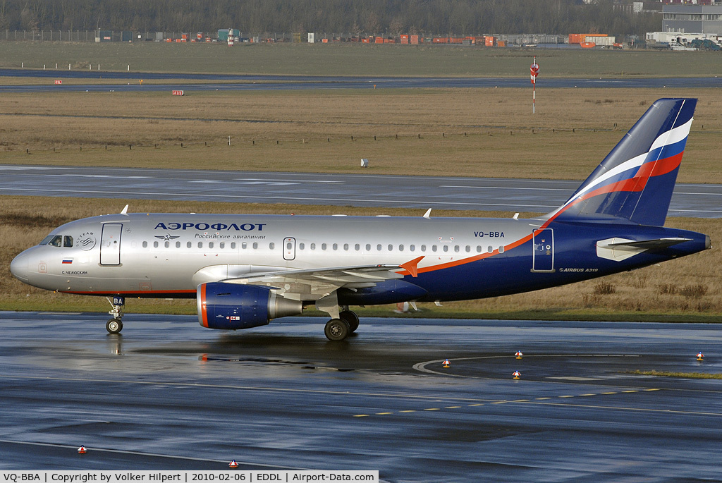 VQ-BBA, 2009 Airbus A319-112 C/N 3794, Aeroflot