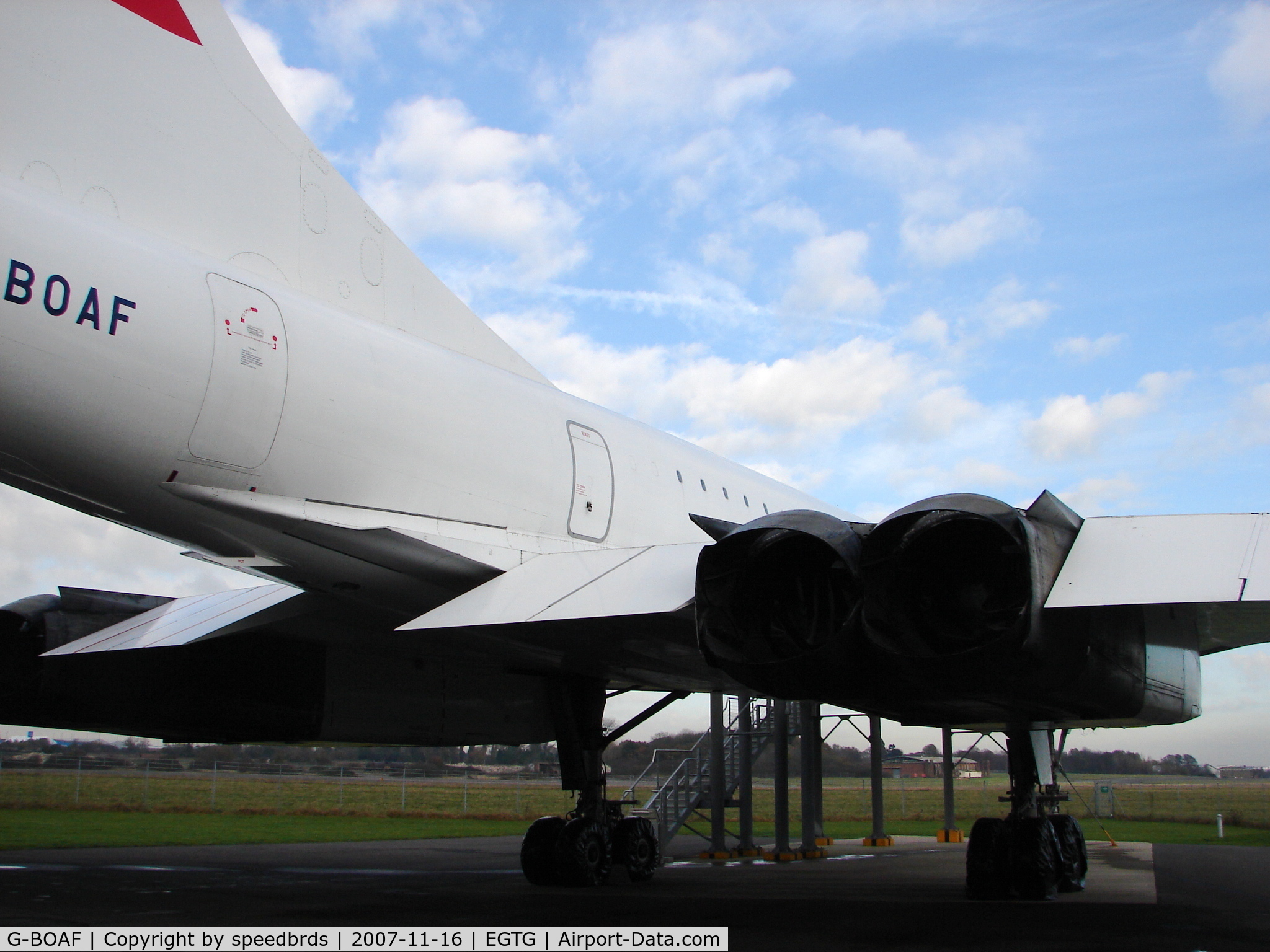 G-BOAF, 1979 Aerospatiale-BAC Concorde 1-102 C/N 100-016, British Airways Concorde Rear 3/4