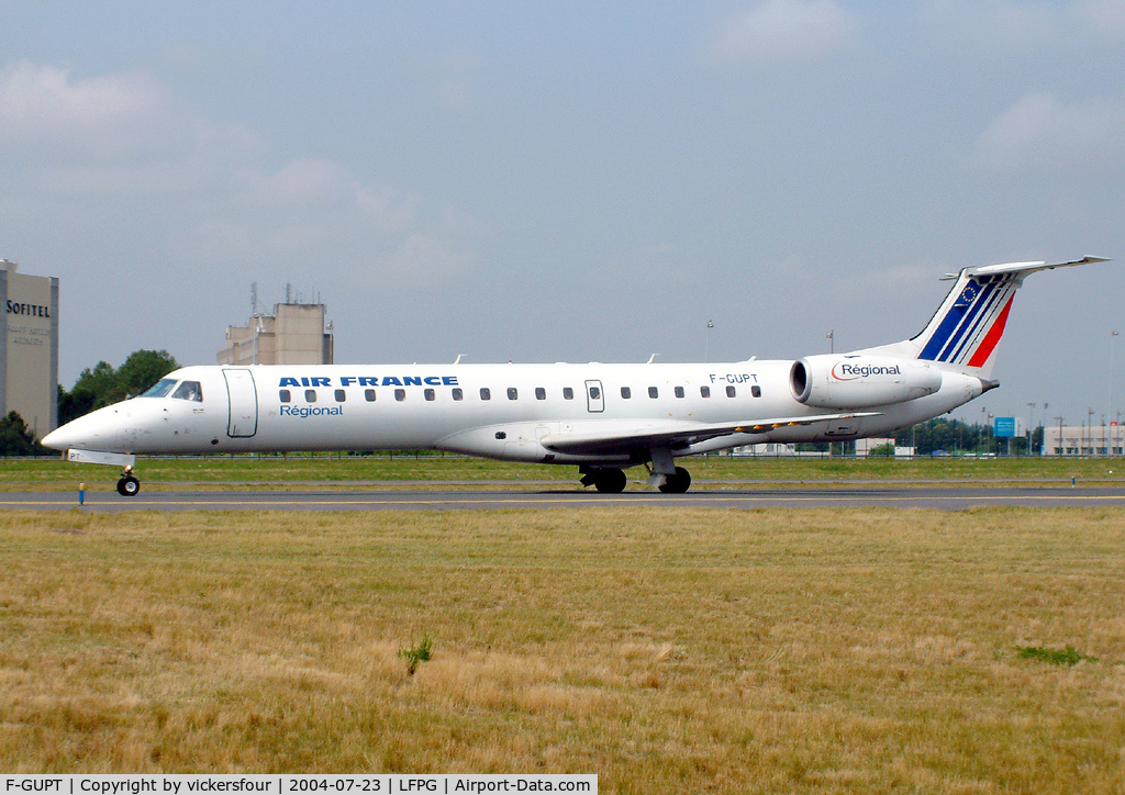 F-GUPT, 2000 Embraer ERJ-145LR (EMB-145LR) C/N 145294, Air France