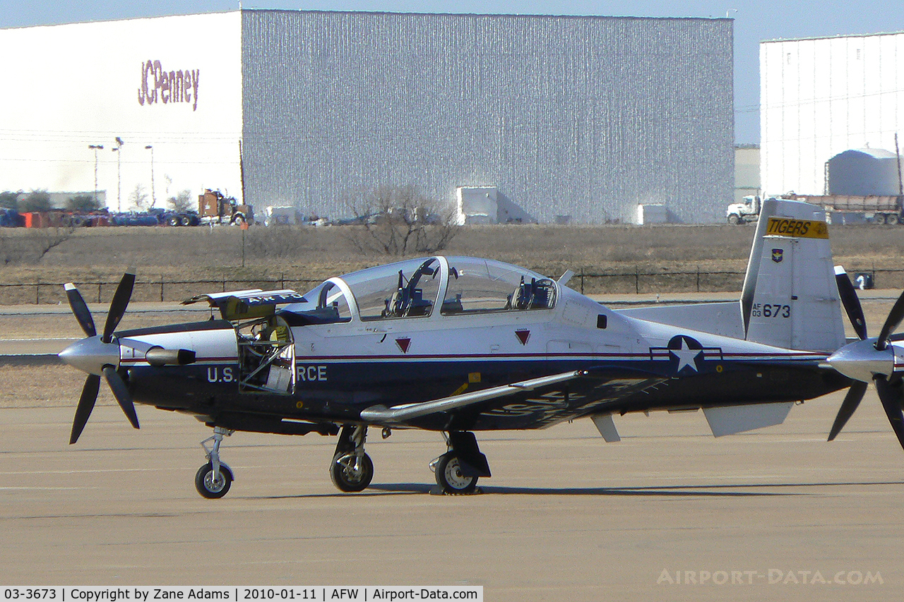 03-3673, 2003 Raytheon T-6A Texan II C/N PT-219, At Fort Worth Alliance Airport