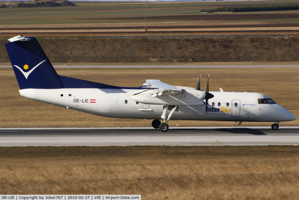 OE-LIE, 2000 De Havilland Canada DHC-8-315Q Dash 8 C/N 546, Intersky de Havilland Canada DHC-8-314Q