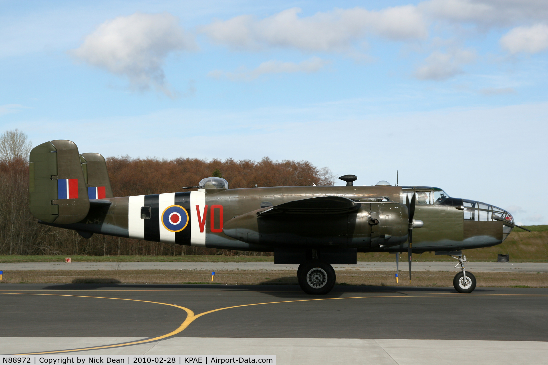 N88972, 1943 North American B-25D Mitchell C/N 100-23644, KPAE 