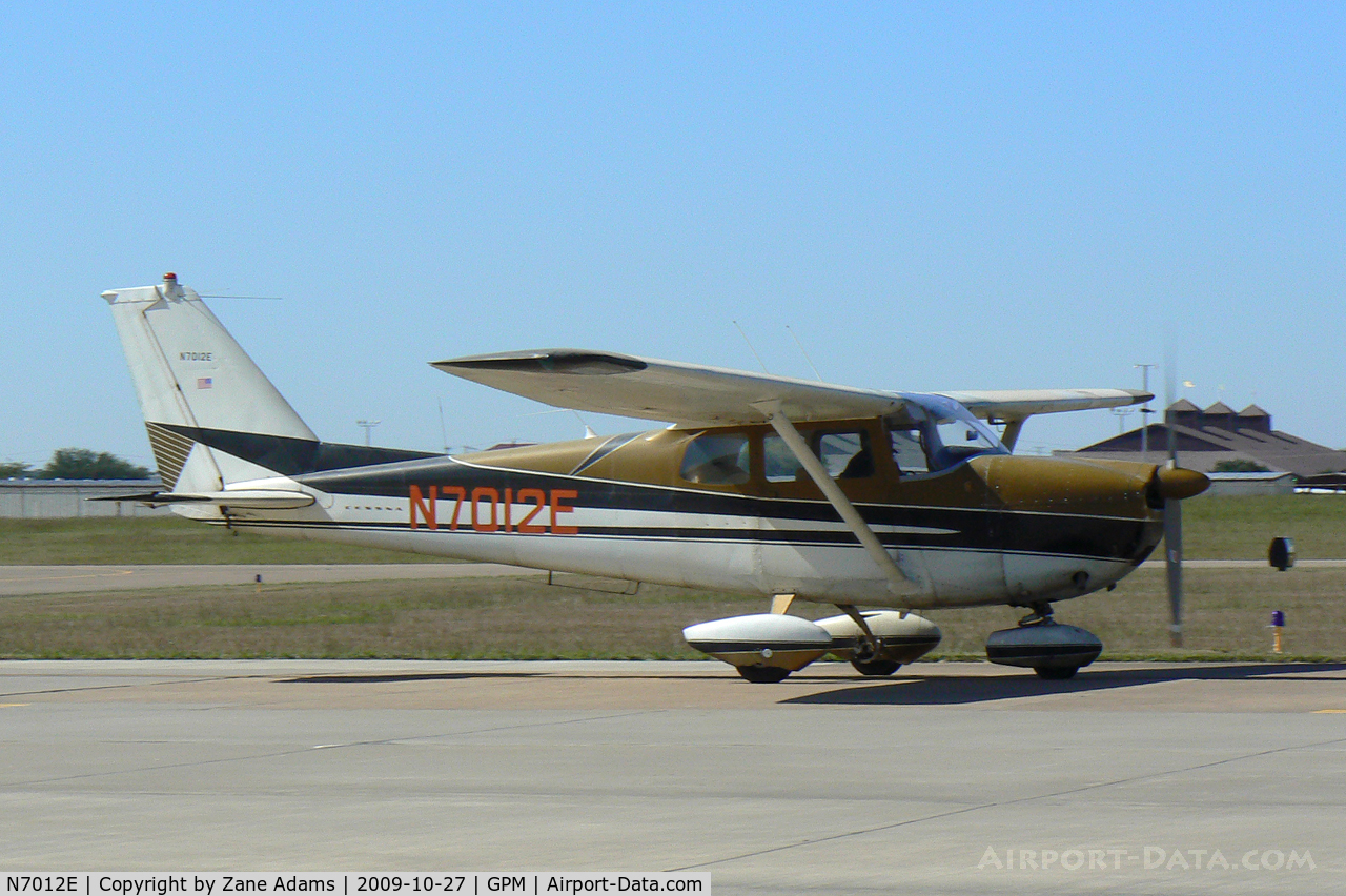 N7012E, 1960 Cessna 175A Skylark C/N 56512, At Grand Prairie Municpal