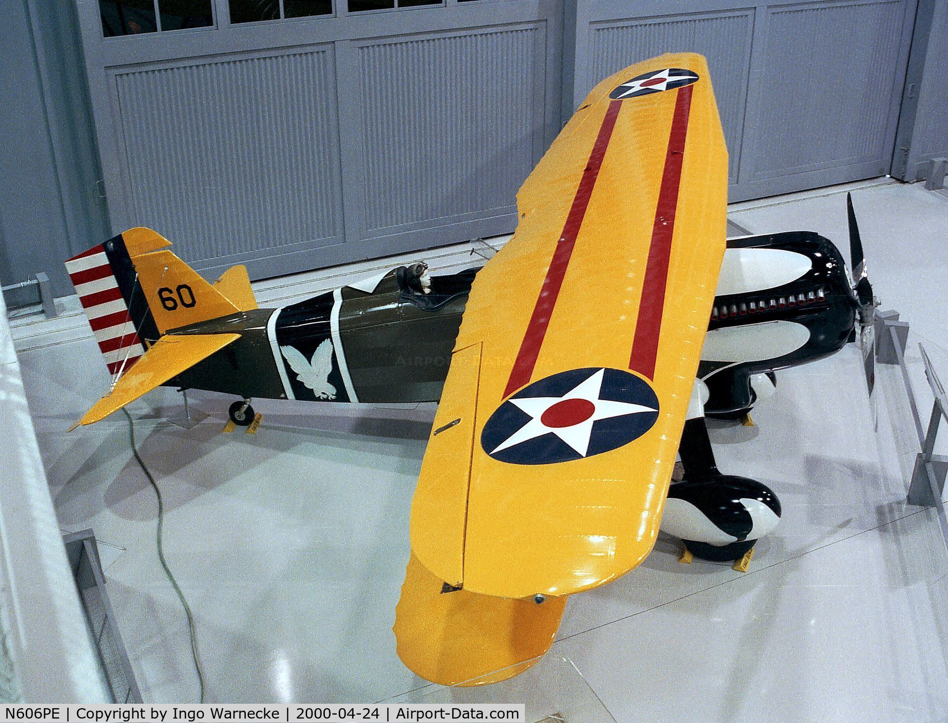 N606PE, 1992 Curtiss P-6E Hawk Replica C/N 32-260, Curtiss (Rosnick) P-6E Hawk replica at the EAA-Museum, Oshkosh WI