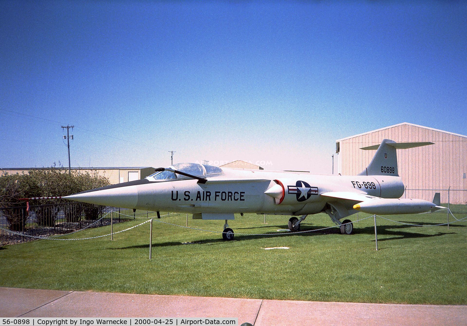 56-0898, Lockheed F-104C Starfighter C/N 383-1186, Lockheed F-104C Starfighter at the Air Zoo, Kalamazoo MI