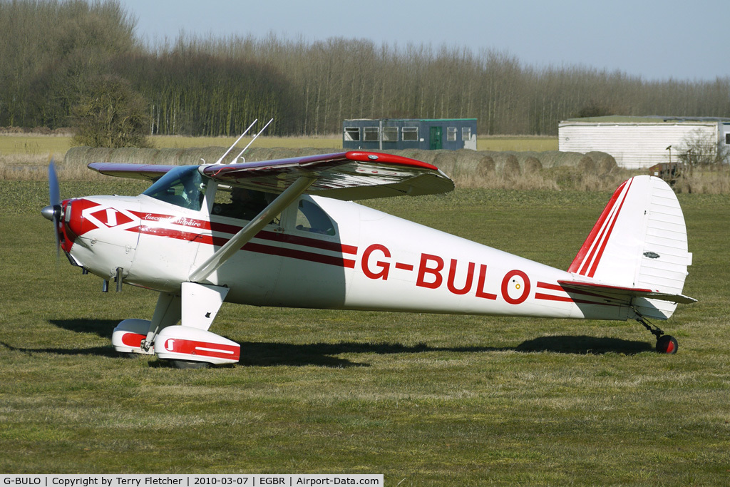 G-BULO, 1946 Luscombe 8F Silvaire C/N 4216, 1946 Luscombe Airplane Corporation LUSCOMBE 8F  -  One of the many aircraft at Breighton on a fine Spring morning