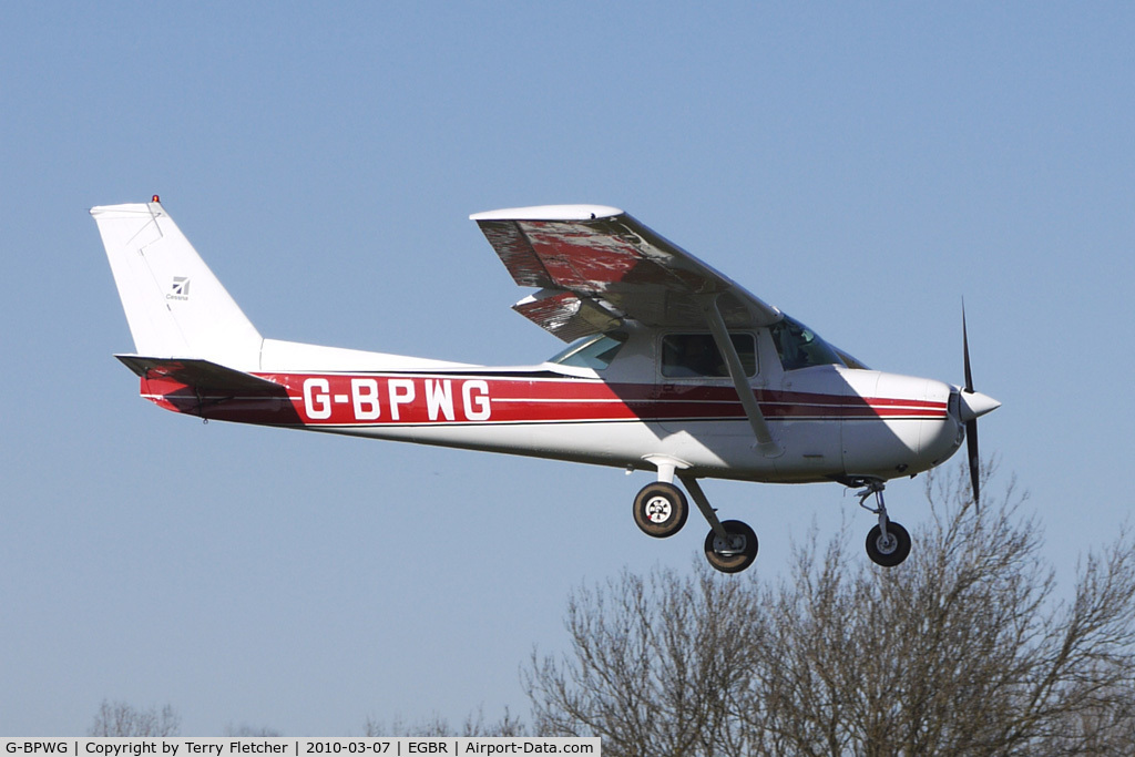 G-BPWG, 1975 Cessna 150M C/N 150-76707, Cessna 150M - One of the many aircraft at Breighton on a fine Spring morning