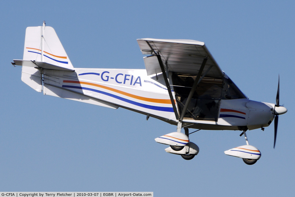 G-CFIA, 2008 Skyranger Swift 912S(1) C/N BMAA/HB/561, One of the many aircraft at Breighton on a fine Spring morning