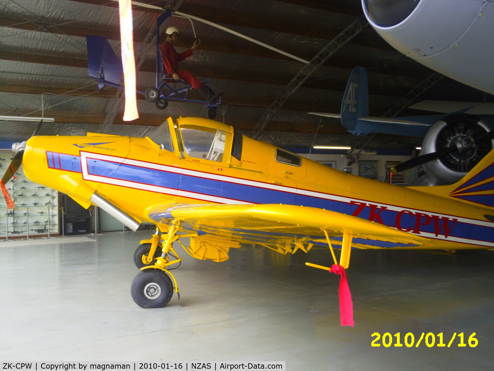 ZK-CPW, Yeoman YA-1 250R Series 2 C/N 119, Squeezed into hangar