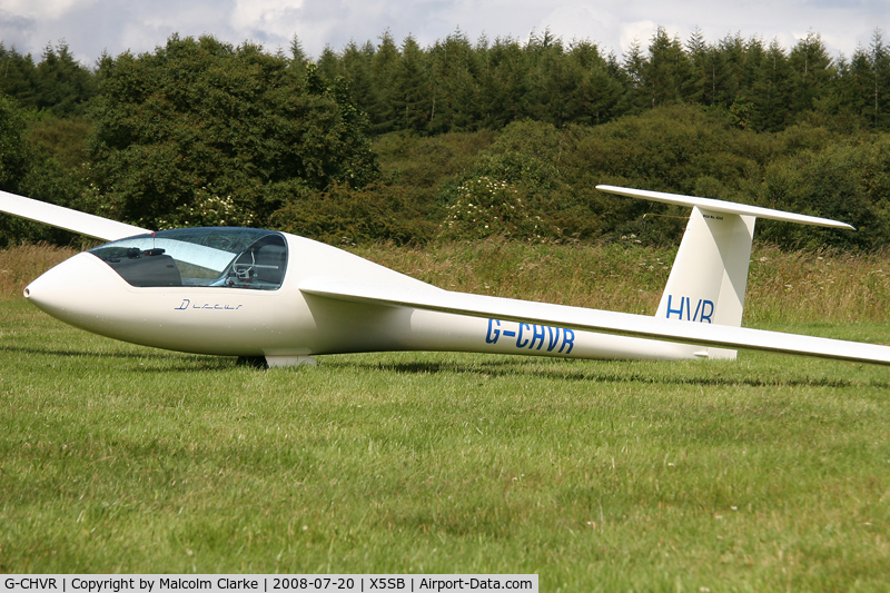 G-CHVR, Schempp-Hirth Discus b C/N 560, Schempp-hirth Discus B at The Yorkshire Gliding Club, Sutton Bank, UK in 2008.