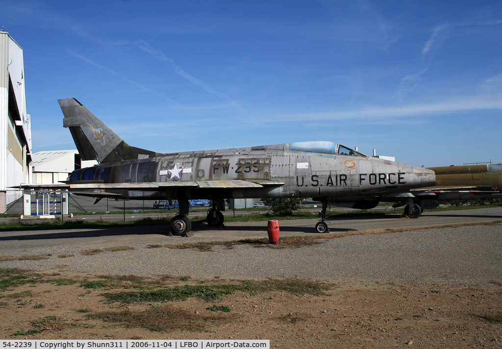 54-2239, 1954 North American F-100D Super Sabre C/N 223-119, Preserved in Old Wings Association...