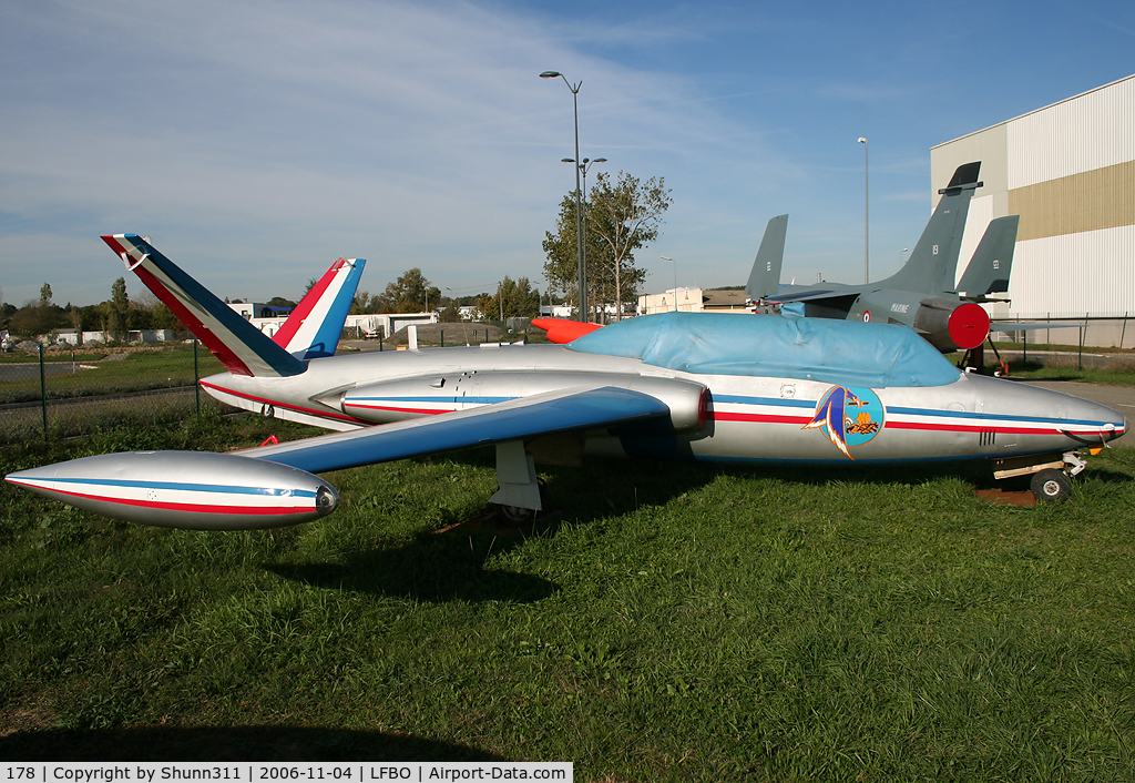 178, Fouga CM-170 Magister C/N 178, Preserved in Old Wings Association...