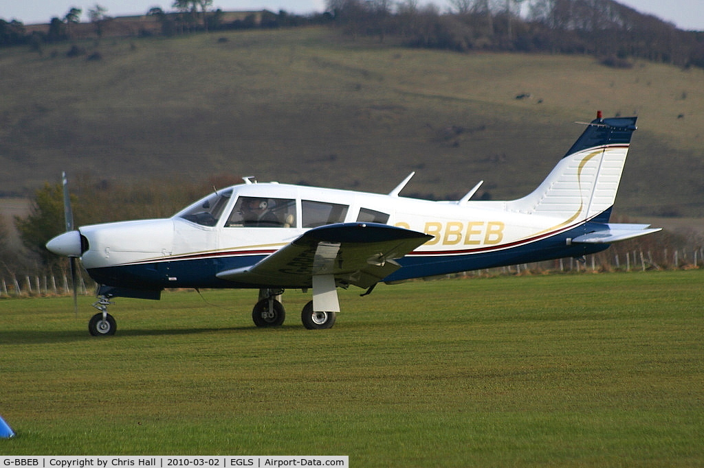 G-BBEB, 1973 Piper PA-28R-200-2 Cherokee Arrow II C/N 28R-7335292, resident at Old Sarum