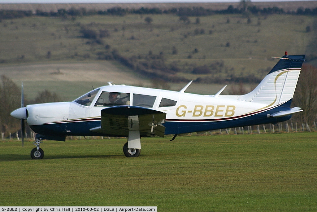 G-BBEB, 1973 Piper PA-28R-200-2 Cherokee Arrow II C/N 28R-7335292, resident at Old Sarum