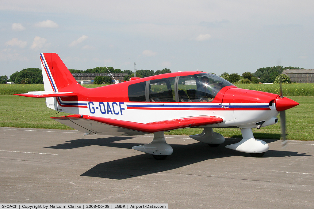 G-OACF, 2003 Robin DR-400-180 Regent Regent C/N 2534, Robin DR-400-180 Regent at Breighton Airfield, UK in 2008.