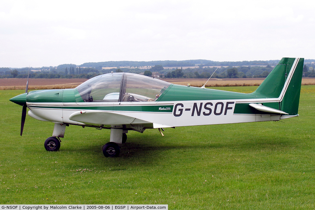 G-NSOF, 1999 Robin HR-200-120B C/N 334, Robin HR-200-120B at Peterborough Sibson Airfield in 2005.
