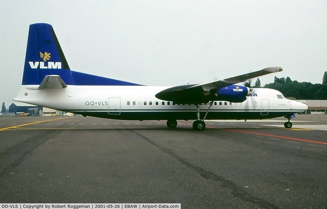 OO-VLS, 1987 Fokker 50 C/N 20109, Victor Somers