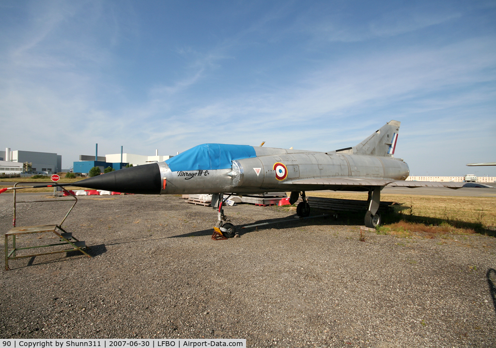 90, Dassault Mirage IIIC C/N 90, Preserved inside Old Wings Association