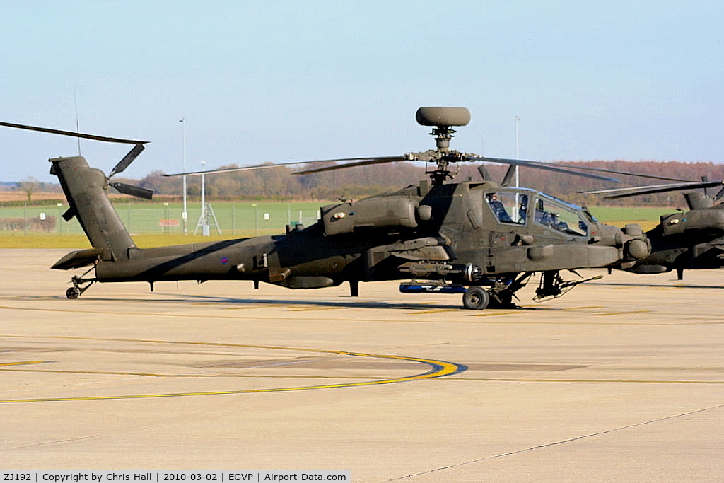 ZJ192, 2005 Westland Apache AH.1 C/N WAH.27, Army Air Corps Westland WAH-64 Apache AH1 673 Sqn