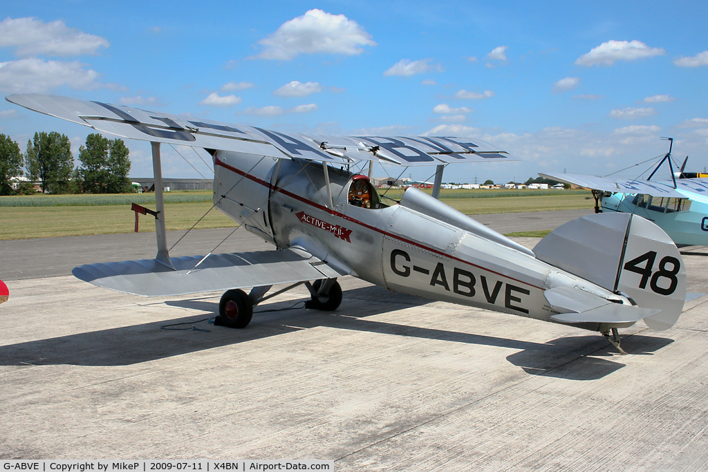 G-ABVE, 1932 Arrow Active 2 C/N 2, Seen on the flightline at Breighton.