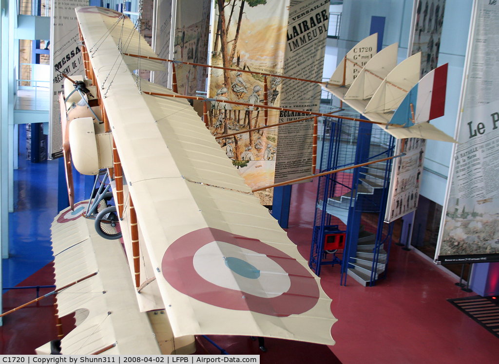 C1720, Caudron G.4 C/N Not found, Caudron G.4 preserved @ Le Bourget Museum