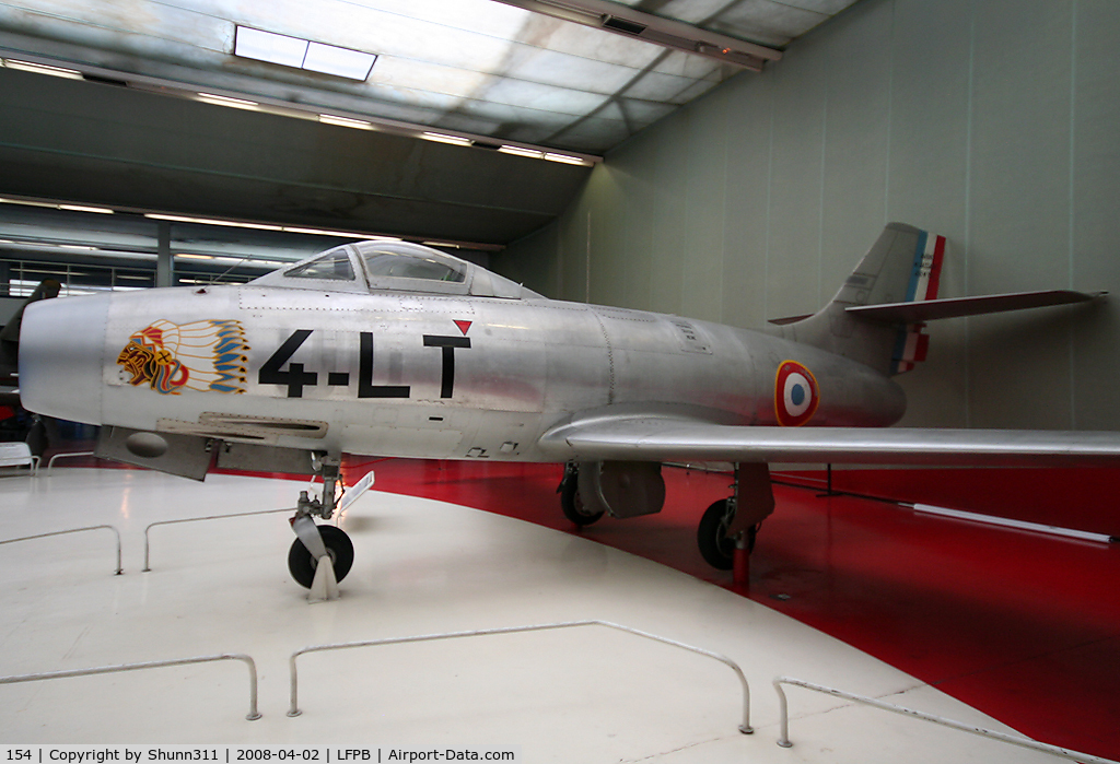 154, Dassault MD-450 Ouragan C/N 154, Preserved @ Le Bourget Museum