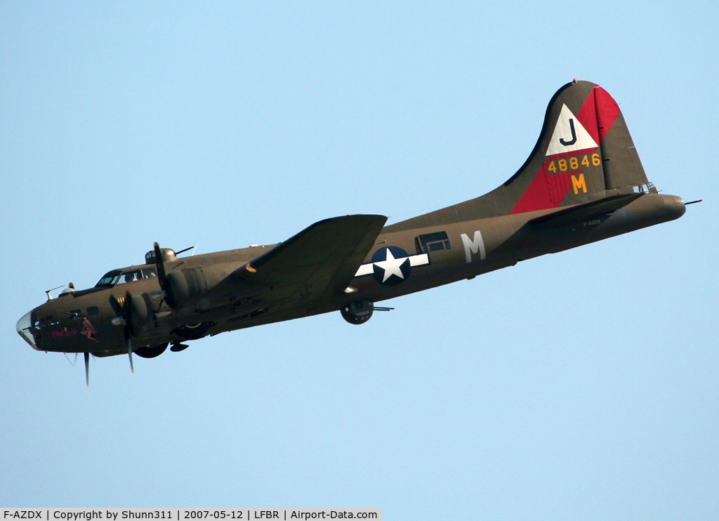 F-AZDX, 1944 Boeing B-17G Flying Fortress C/N 8246, During Air Expo Airshow 2007