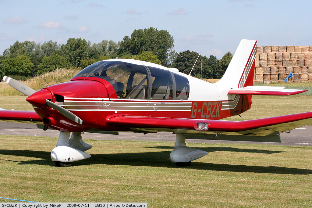 G-CBZK, 2002 Robin DR-400-180 Regent Regent C/N 2543, On the Breighton flightline.