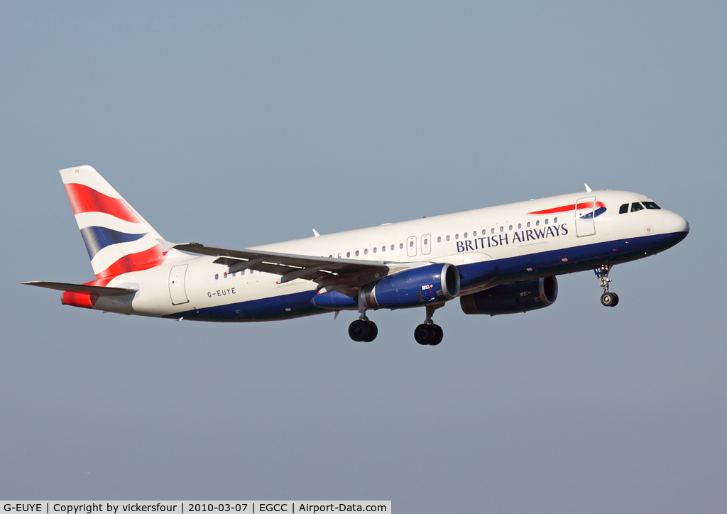 G-EUYE, 2009 Airbus A320-232 C/N 3912, British Airways