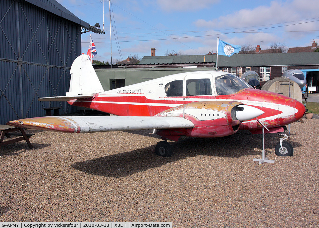 G-APMY, 1958 Piper PA-23-160 Apache C/N 23-1258, Doncaster - AeroVenture
