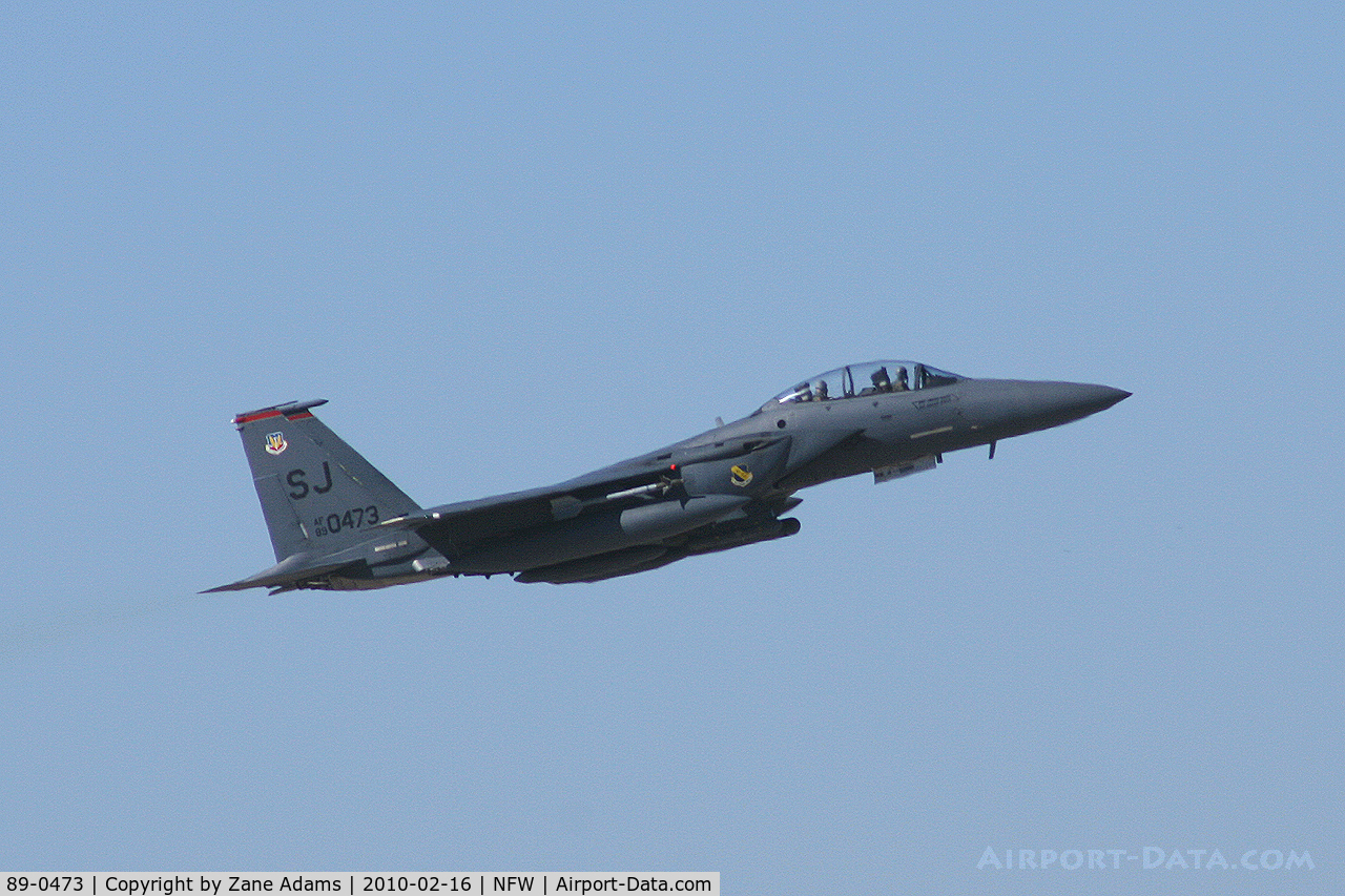 89-0473, 1989 McDonnell Douglas F-15E-47-MC Strike Eagle C/N 1120/E095, At NAS Fort Worth (Carswell Field)