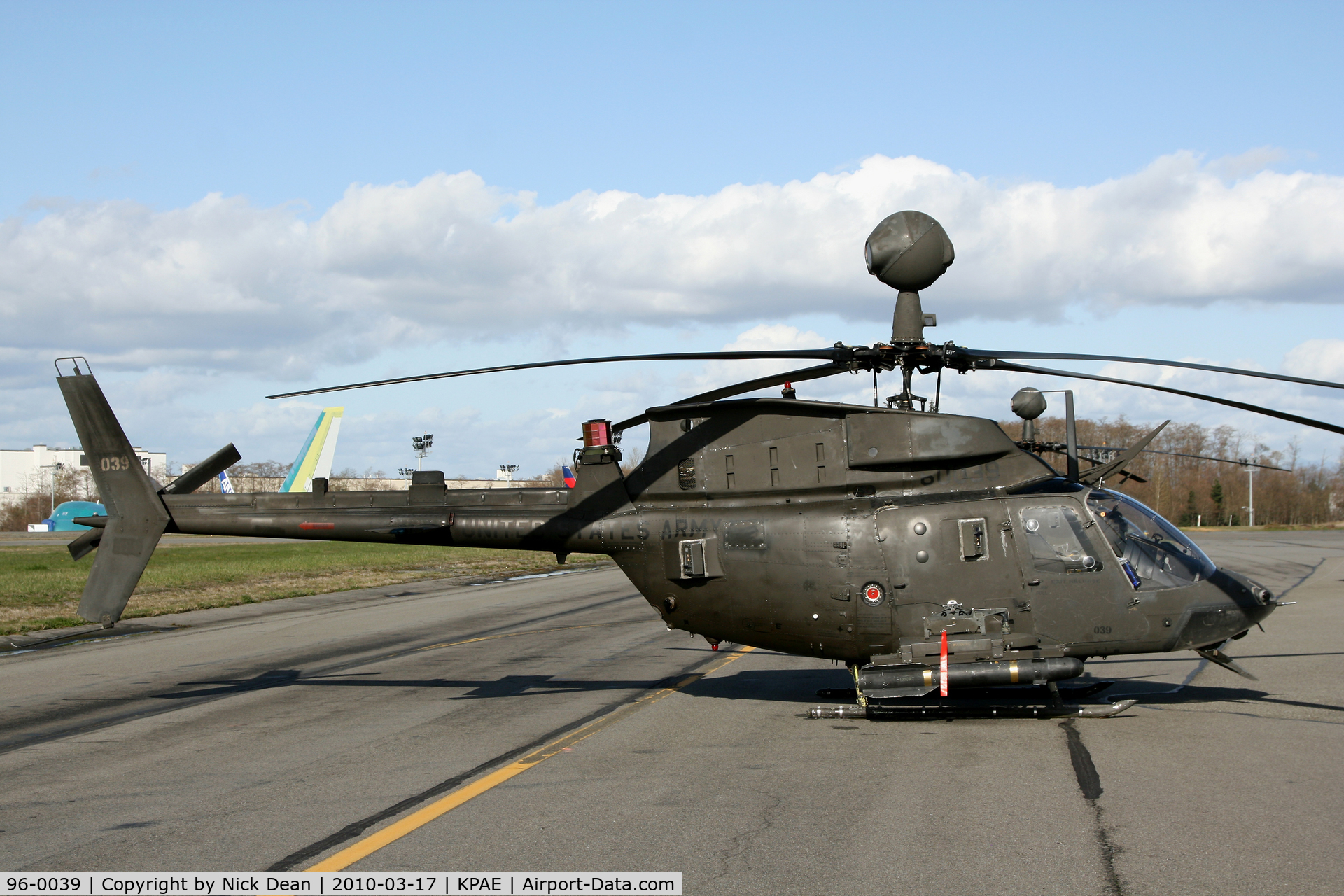 96-0039, 1996 Bell OH-58D Kiowa Warrior C/N 48647, KPAE