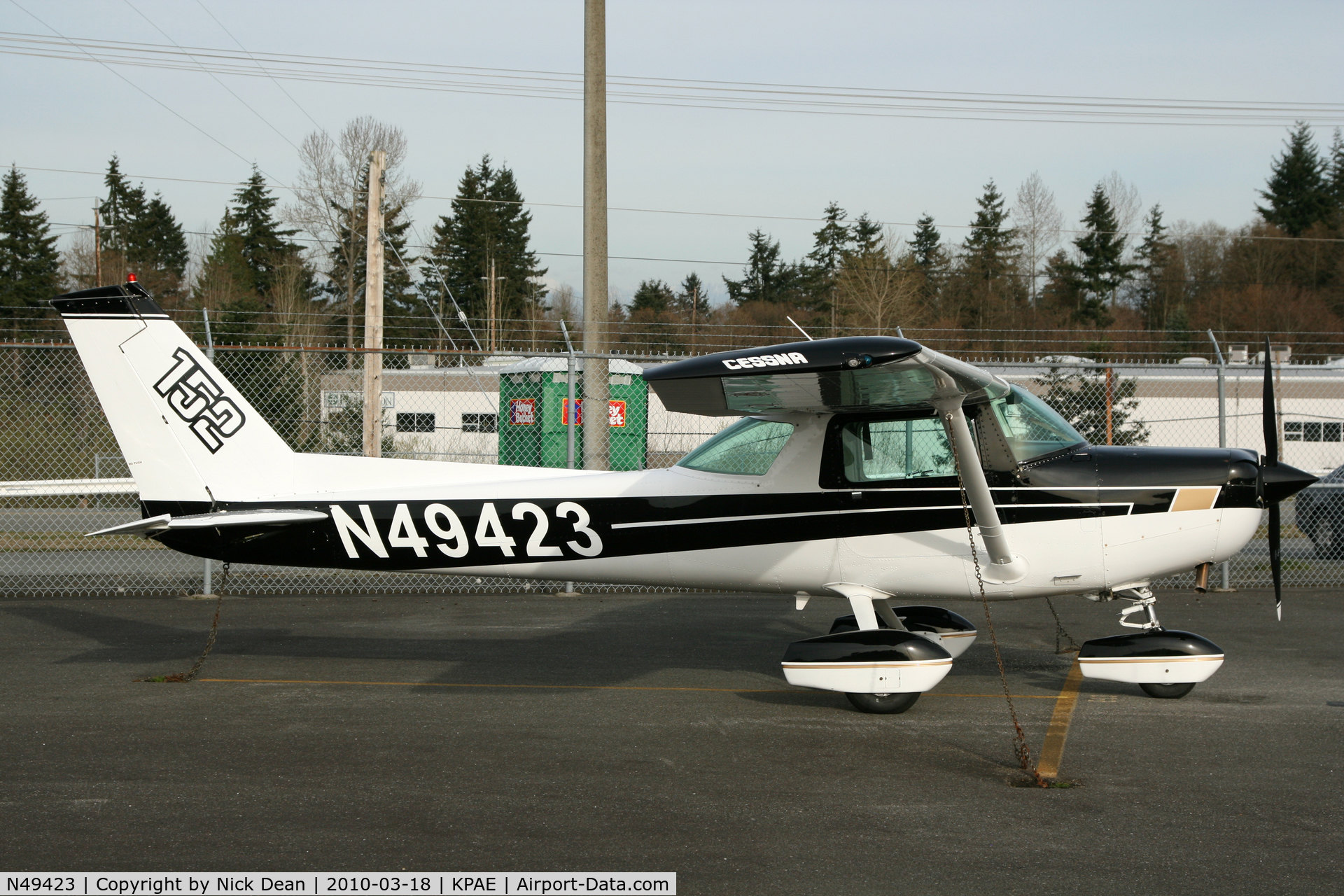 N49423, 1978 Cessna 152 C/N 15281254, KPAE