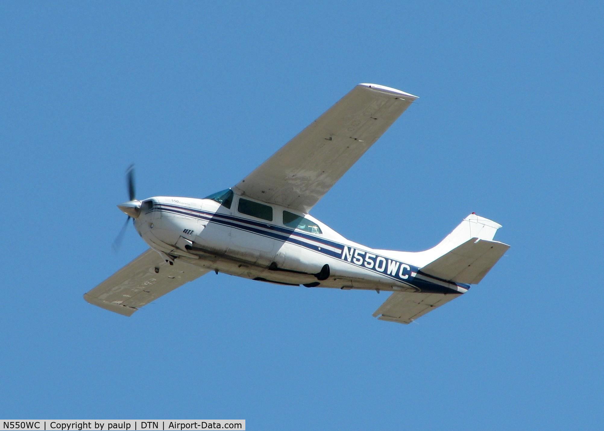 N550WC, 1979 Cessna 210N Centurion C/N 21063343, Off of runway 32 at Downtown Shreveport.