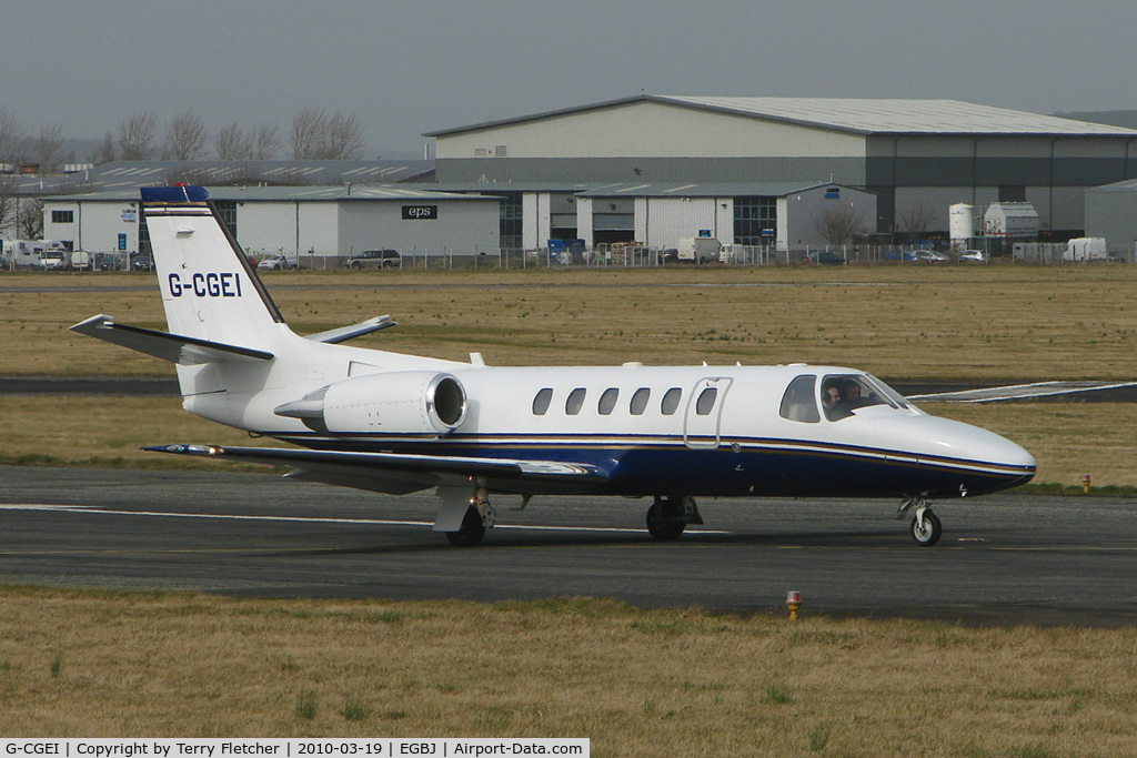 G-CGEI, 2000 Cessna 550 Citation Bravo C/N 550-0951, Cessna 550 at Gloucestershire (Staverton) Airport