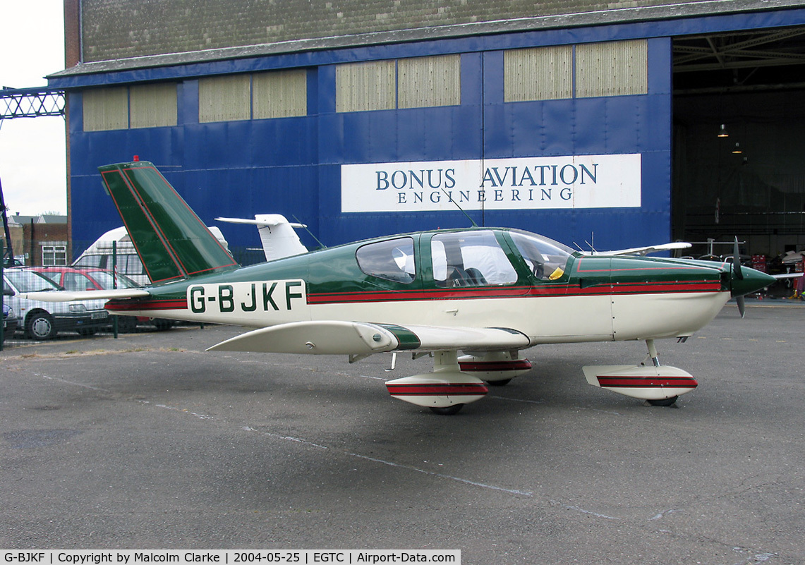 G-BJKF, 1981 Socata TB-9 Tampico C/N 240, Socata TB-9 Tampico at Cranfield Airport in 2004.