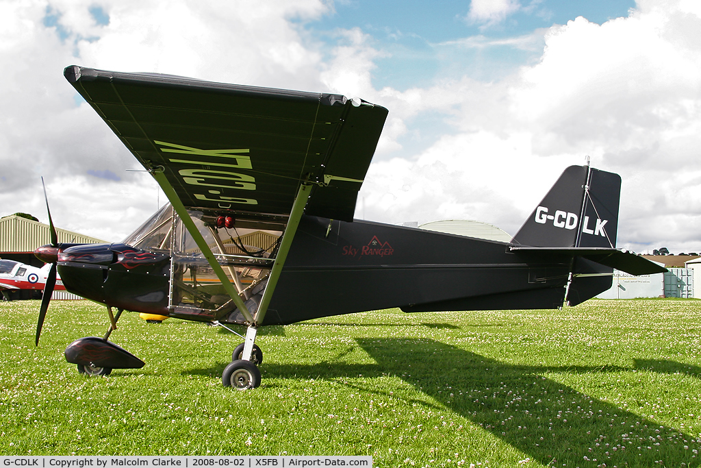 G-CDLK, 2005 Best Off Skyranger Swift 912S(1) C/N BMAA/HB/452, Best Off Skyranger 912S(1) at Fishburn Airfield, UK in 2008.