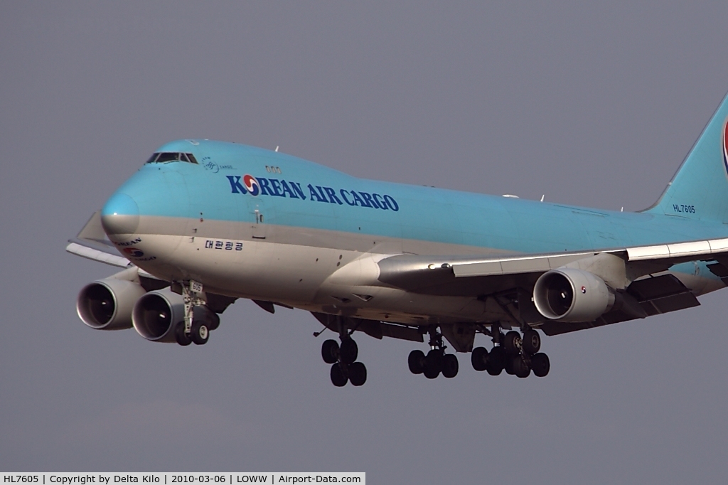 HL7605, 2006 Boeing 747-4B5ERF C/N 35526, Koean Air Cargo