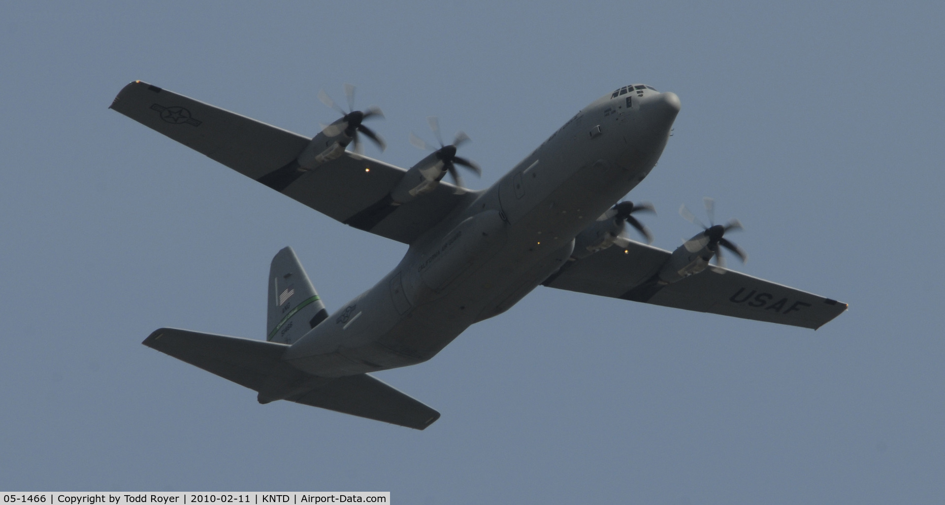 05-1466, 2006 Lockheed Martin C-130J-30 Super Hercules C/N 382-5576, From the backyard