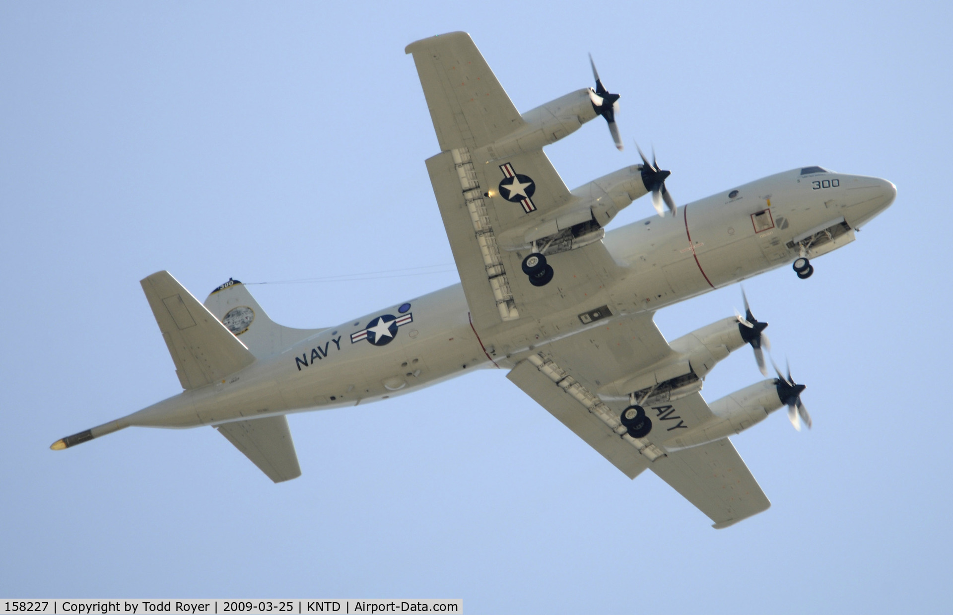 158227, 2000 Lockheed NP-3D Orion C/N 285A-5551, From the backyard