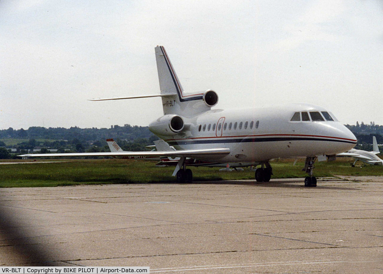 VR-BLT, Dassault Falcon 900 C/N 88, POSSIBLE TAKEN AT BIGGIN HILL EGKB LATE 1980'S