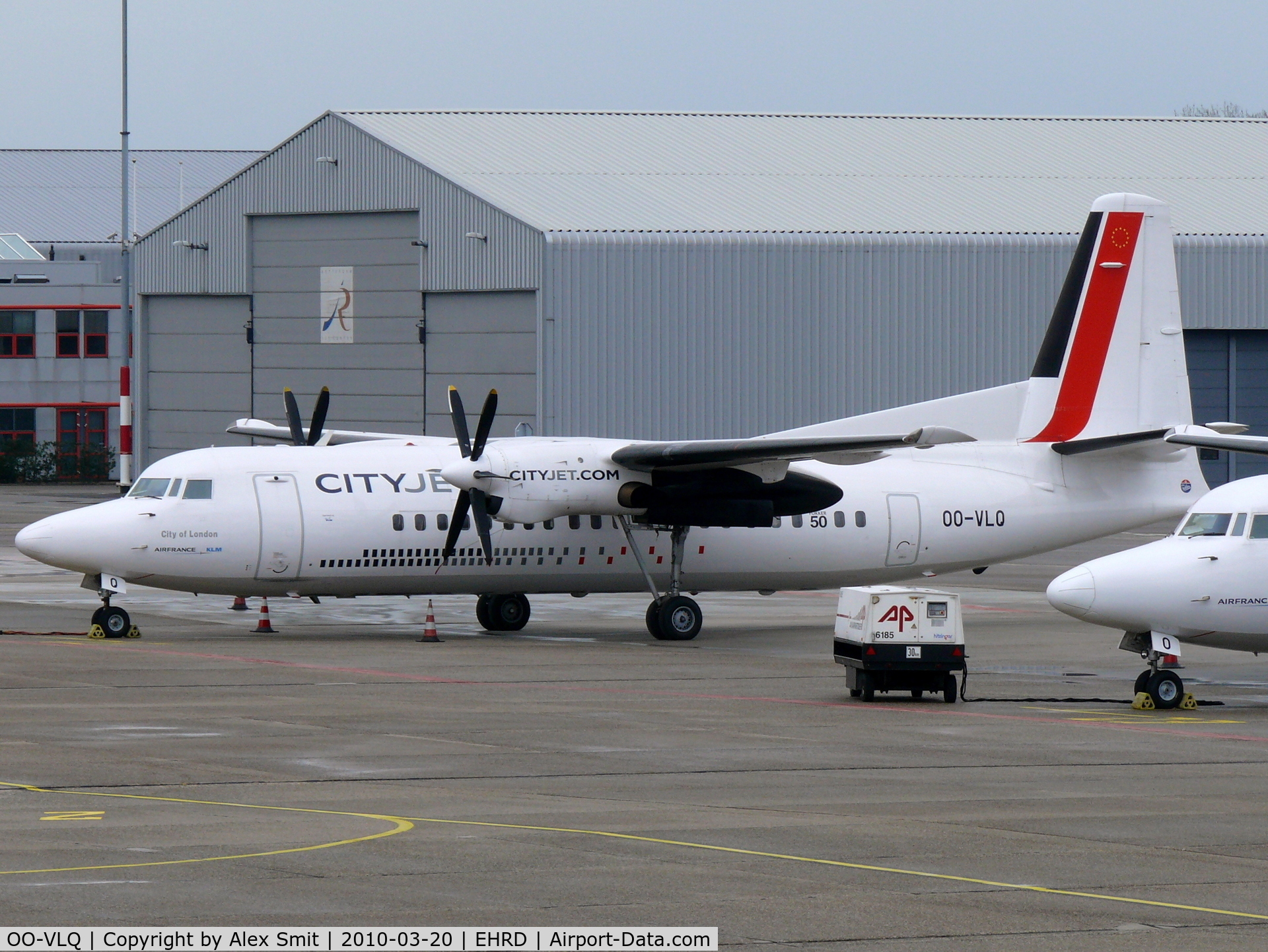 OO-VLQ, 1989 Fokker 50 C/N 20159, Fokker 50 OO-VLQ Cityjet